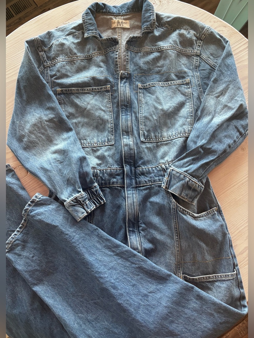 Free People Night Moves Jumpsuit Size Medium - Picture 6 of 7